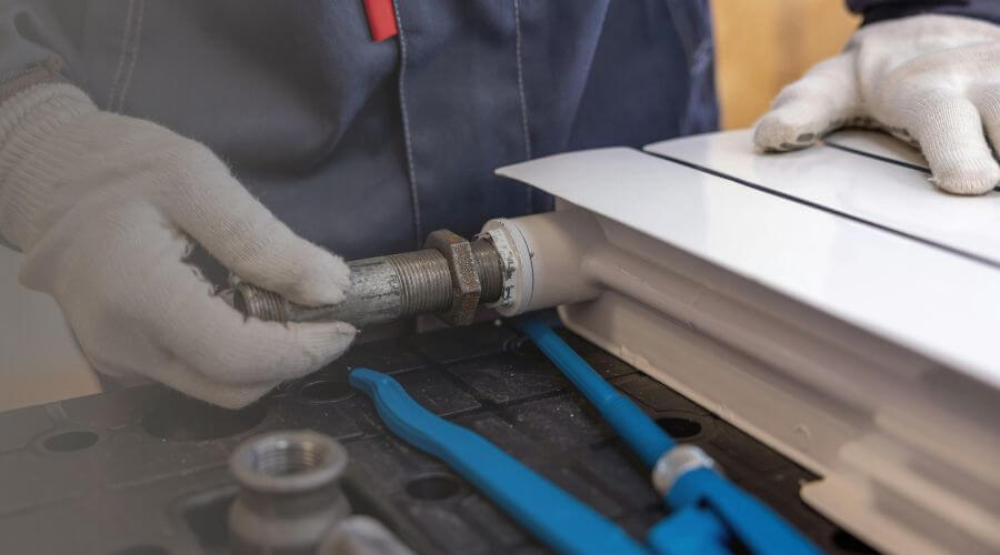 Professional water heater repair services in Hinton, OK